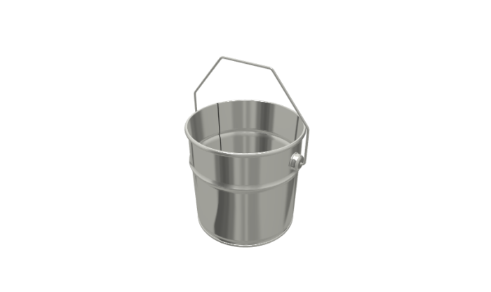 3L Cylindrical Paint & Coating Pail